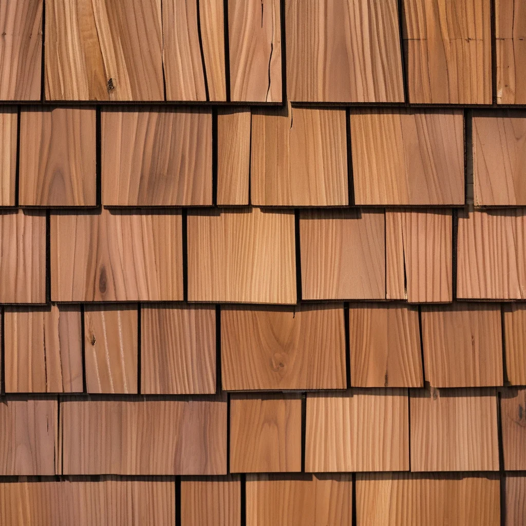 Completed wood siding finish selected for long-term maintenance Finished exterior wood siding with coordinated protective coating
