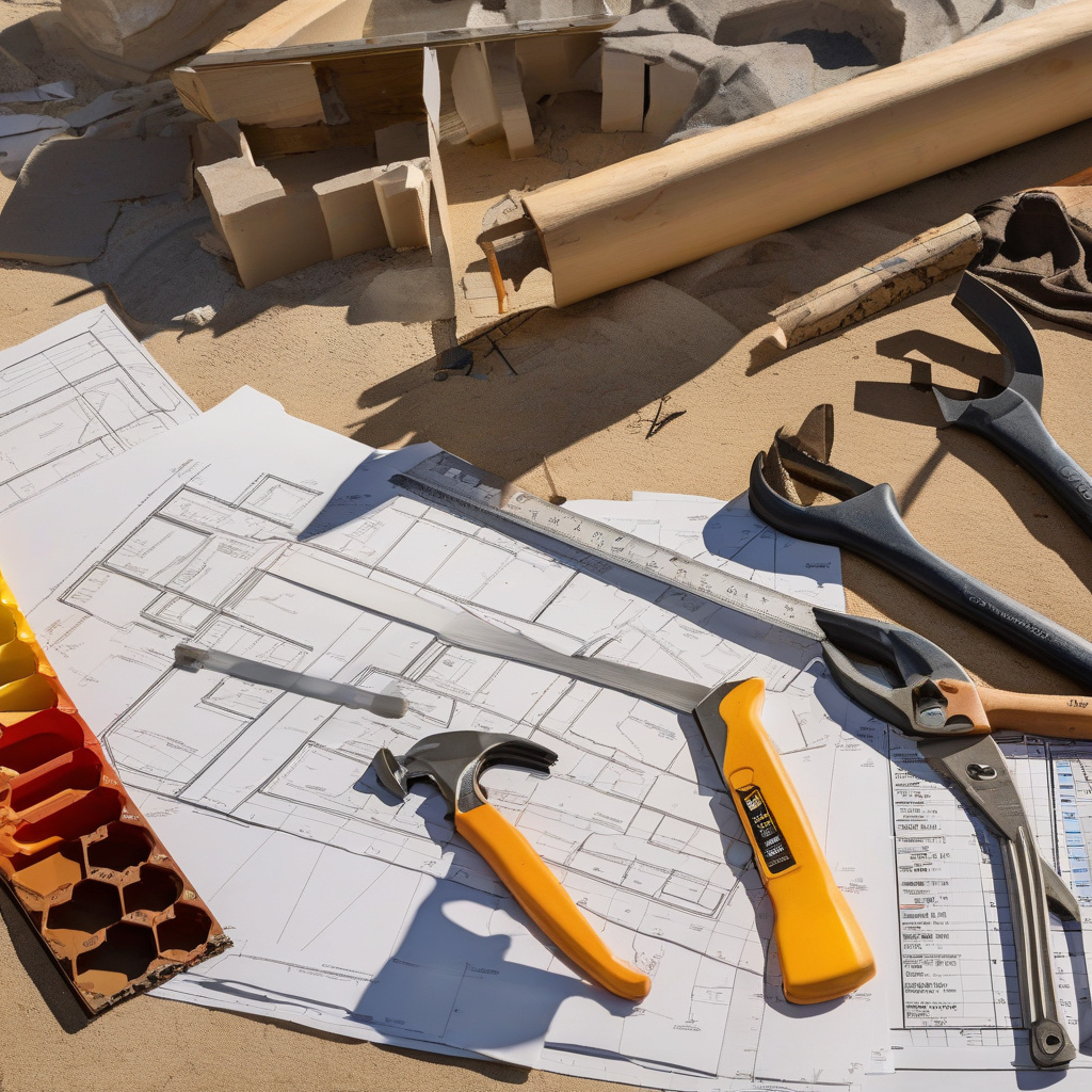 Finished rooftop overlooking Los Angeles