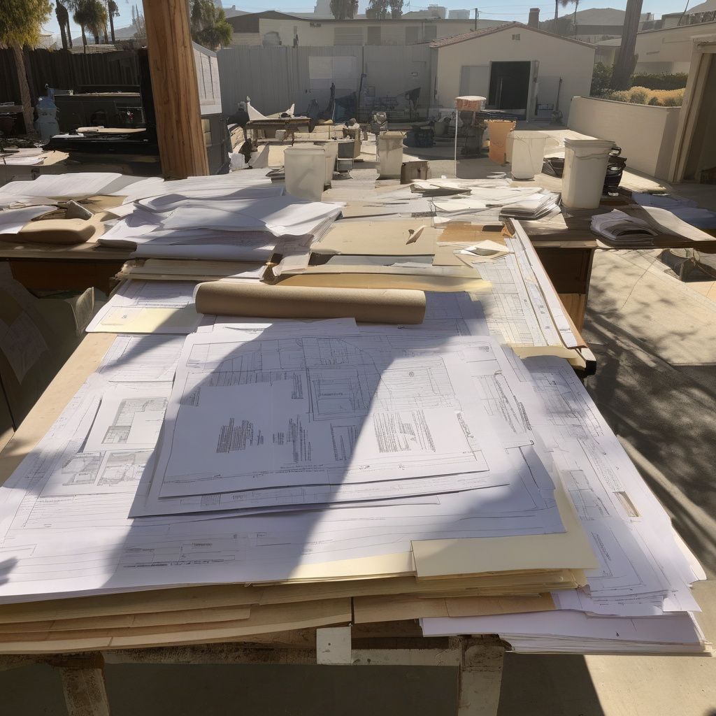 Los Angeles home renovation view