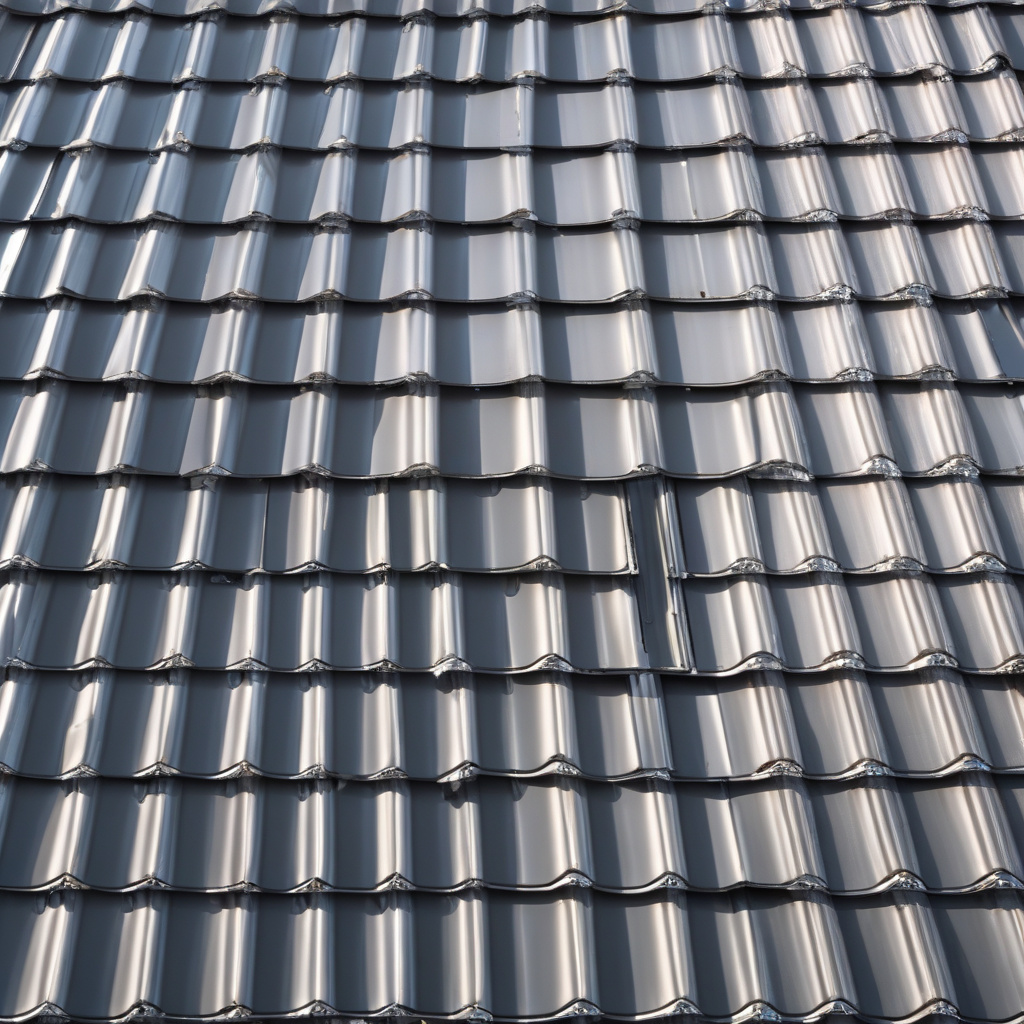 Reflective shingles roof renovation