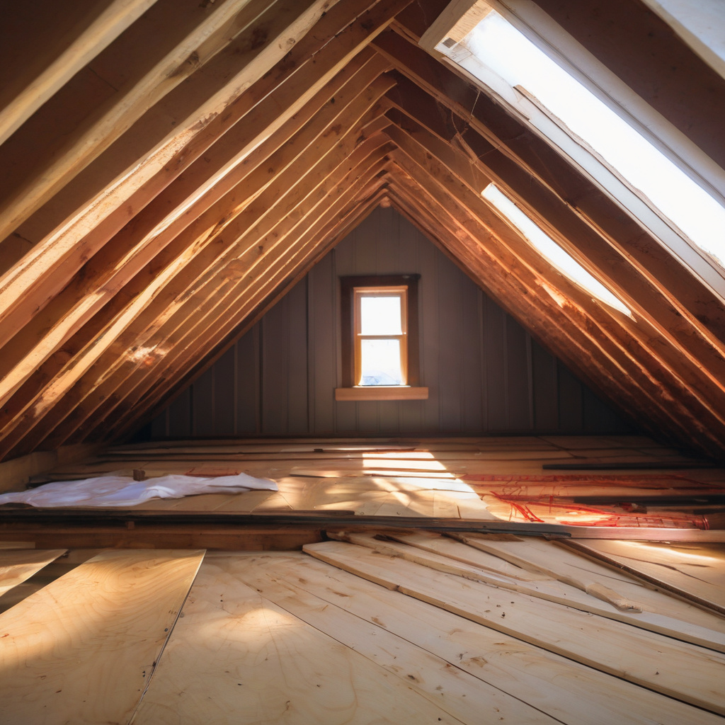 Homeowner evaluating a roof layout