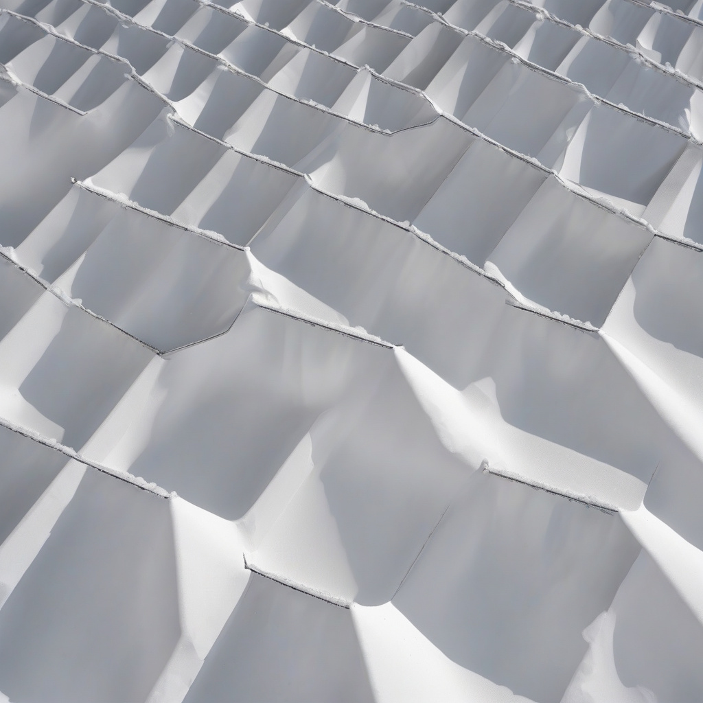 Installation of bright roof shingles Installation of bright roof shingles