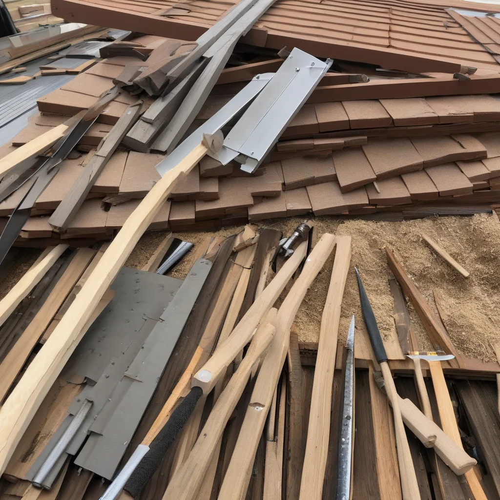 Planning vehicle access and parking before roof tear-off Driveway cleared for roofing trucks and debris equipment