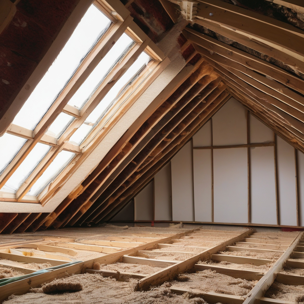 Home roof replacement project