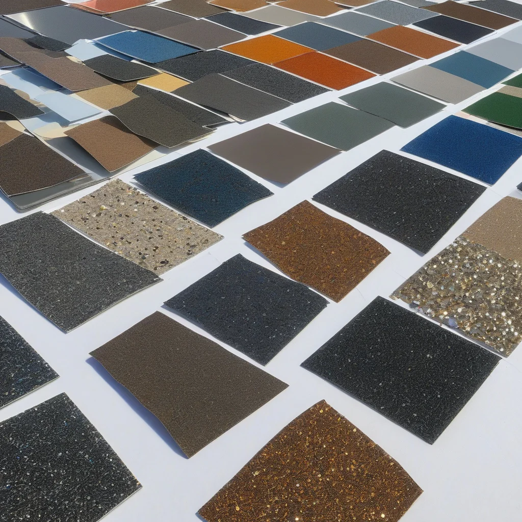 Reflective residential roofing exposed to strong Los Angeles sunlight