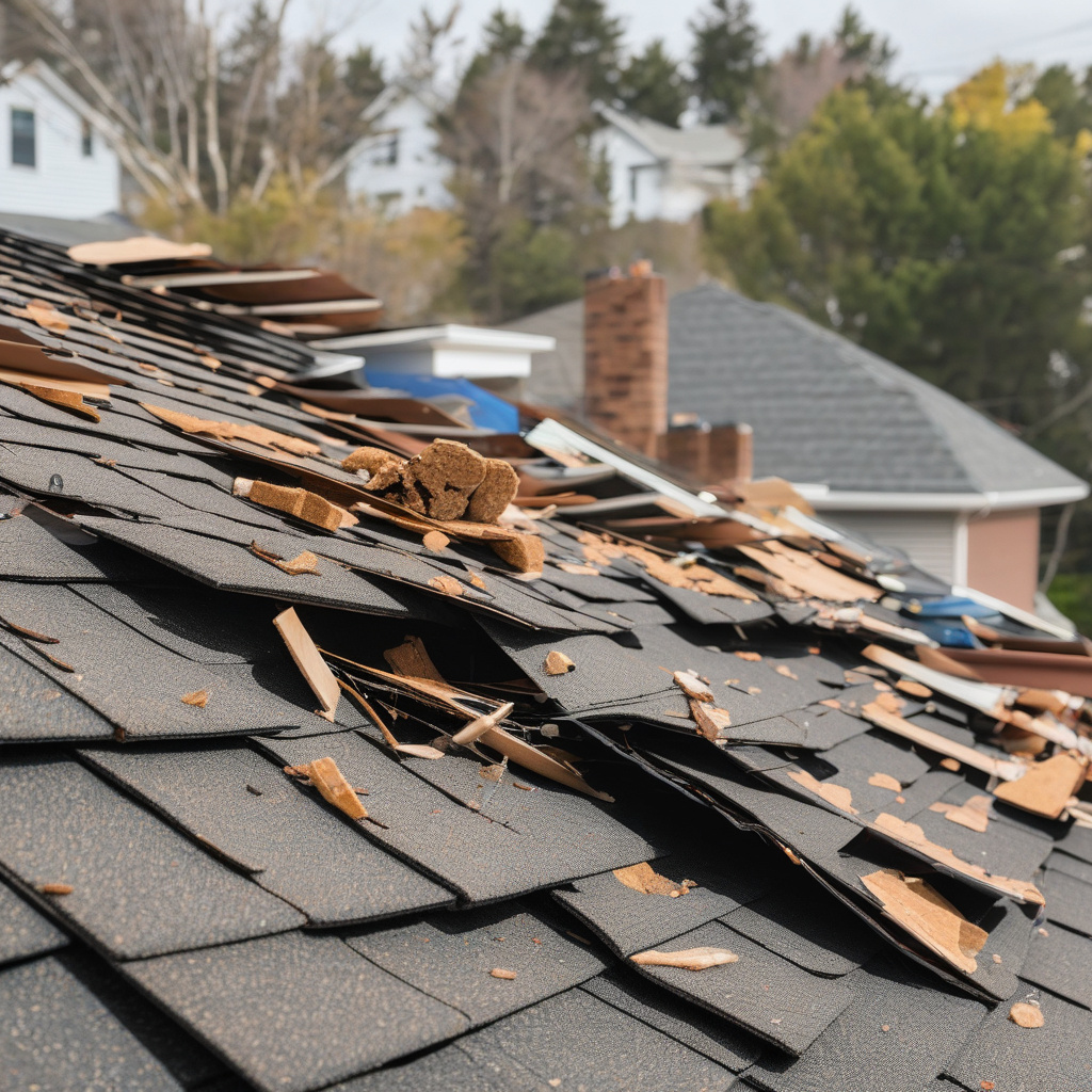 Roof inspection after storm damage Roof inspection after storm damage