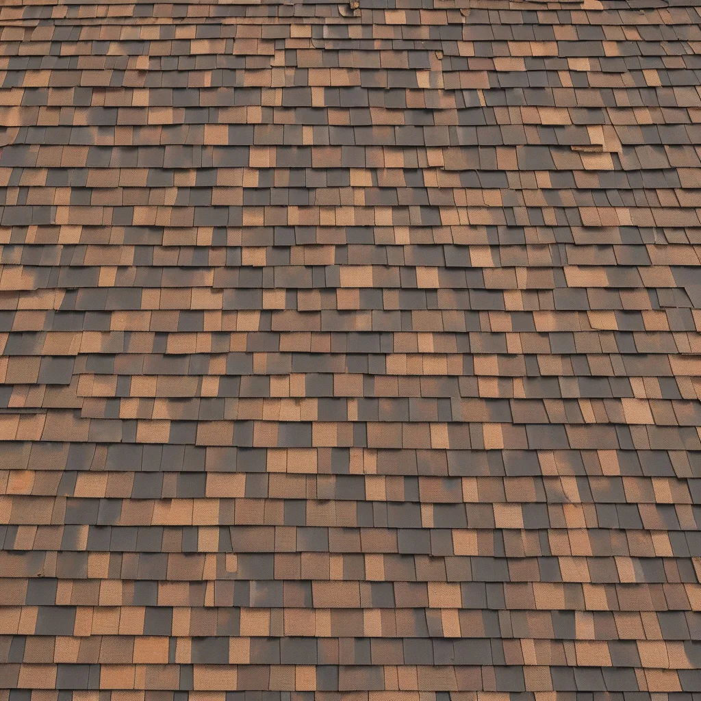Roofing contractor inspecting old shingles and roof penetrations