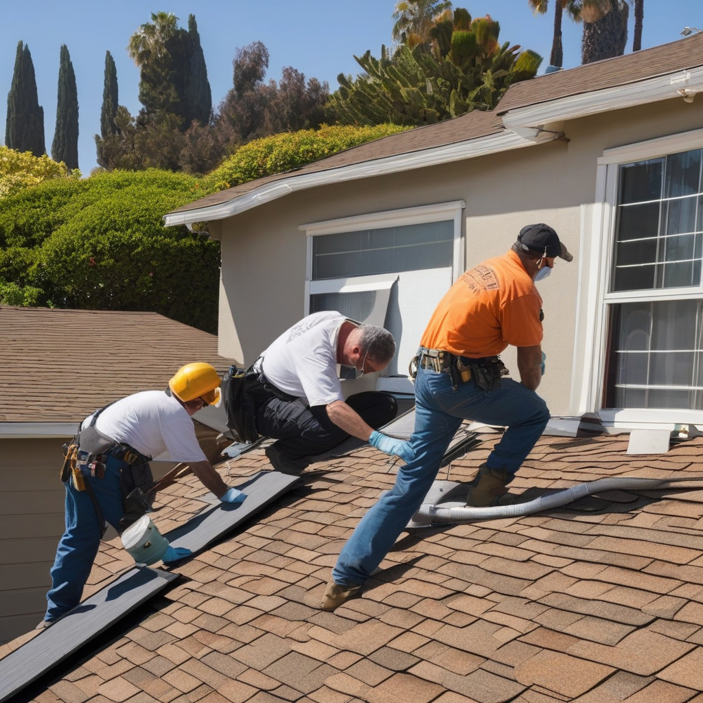 summer roofing installation