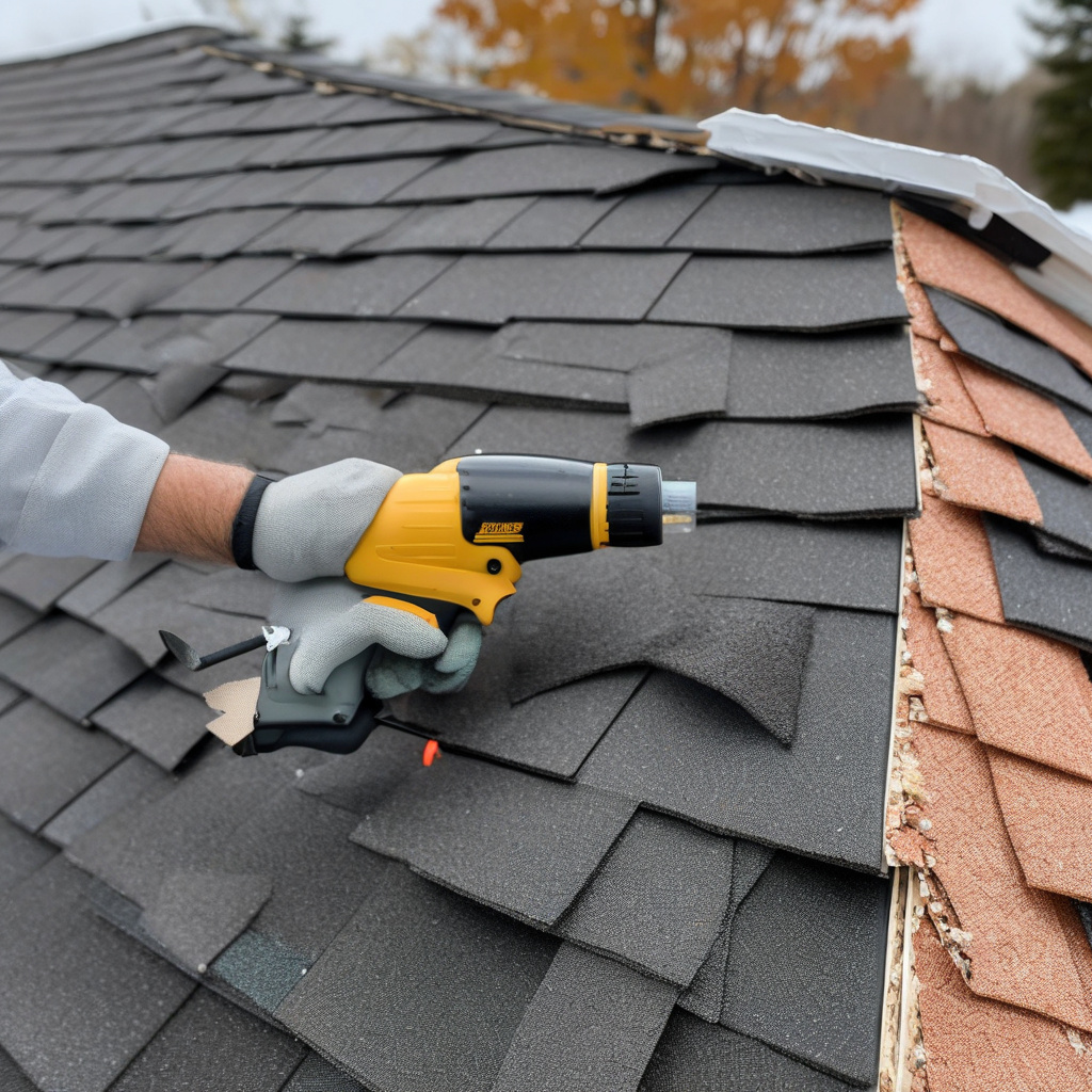 winter roof installation