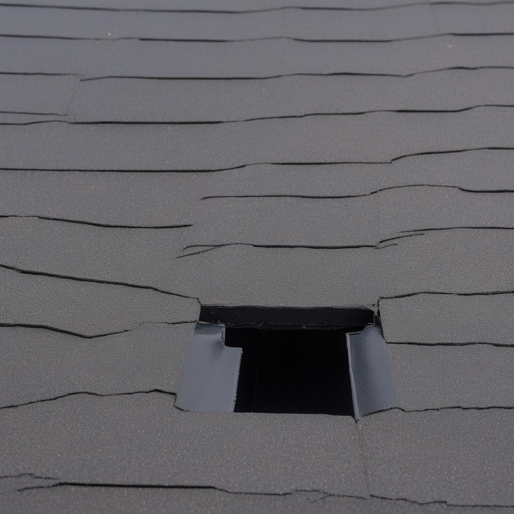 Maintenance team inspecting a flat roof