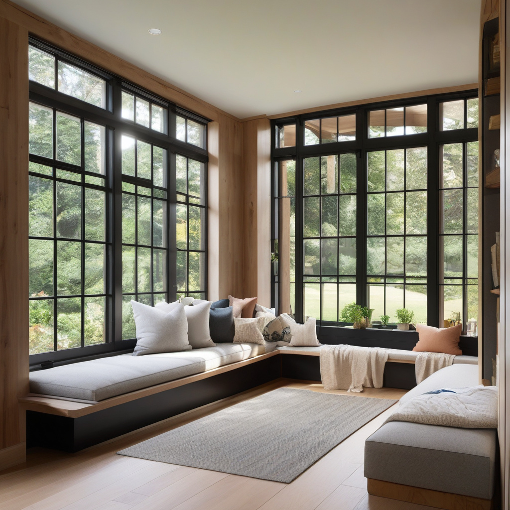 Elegant bay window integration