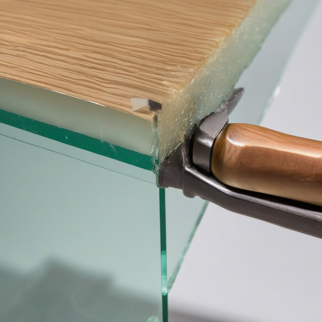 Renovation in progress with new window glass options