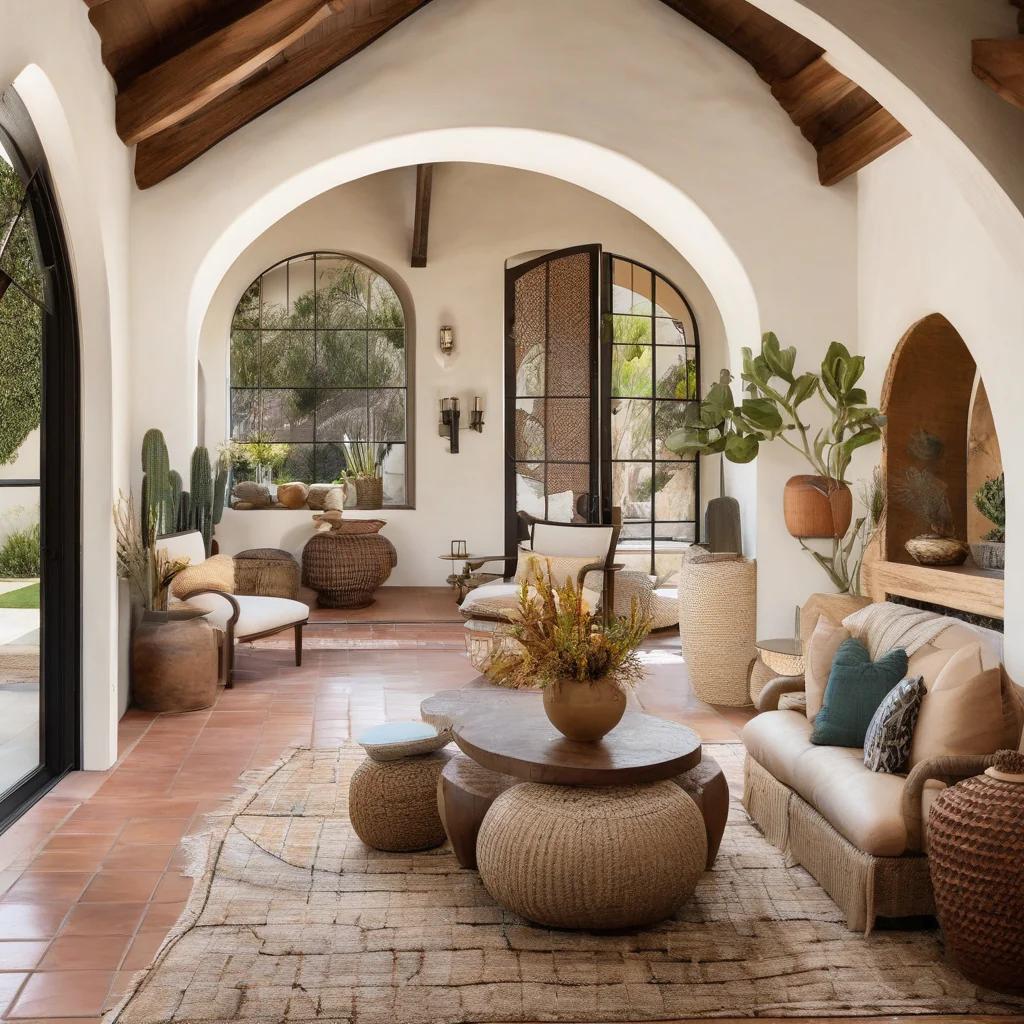 Residential windows set within a traditional stucco exterior