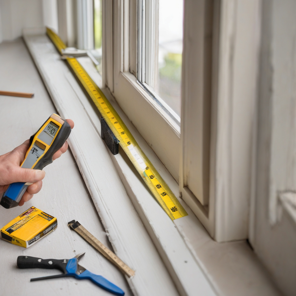 Interior renovation with modern windows