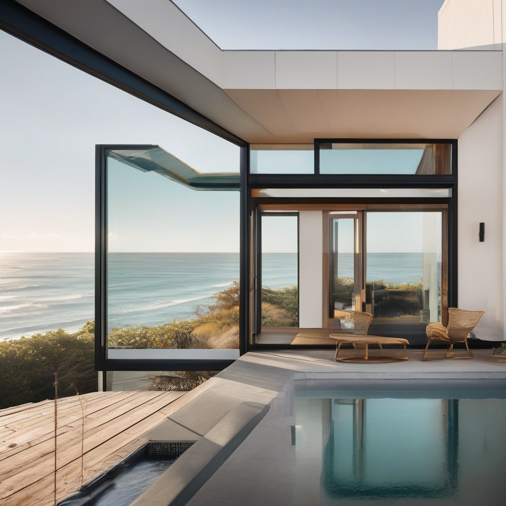 Resilient window frames in Los Angeles renovation