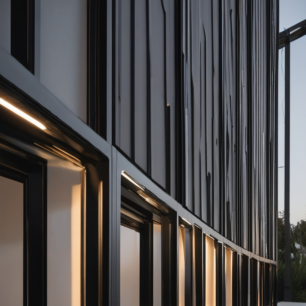 comparison of window materials in a modern setting