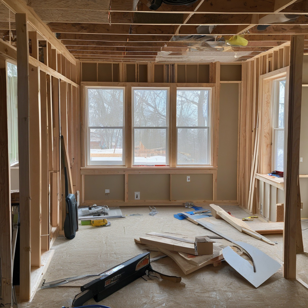 Window installation during renovation