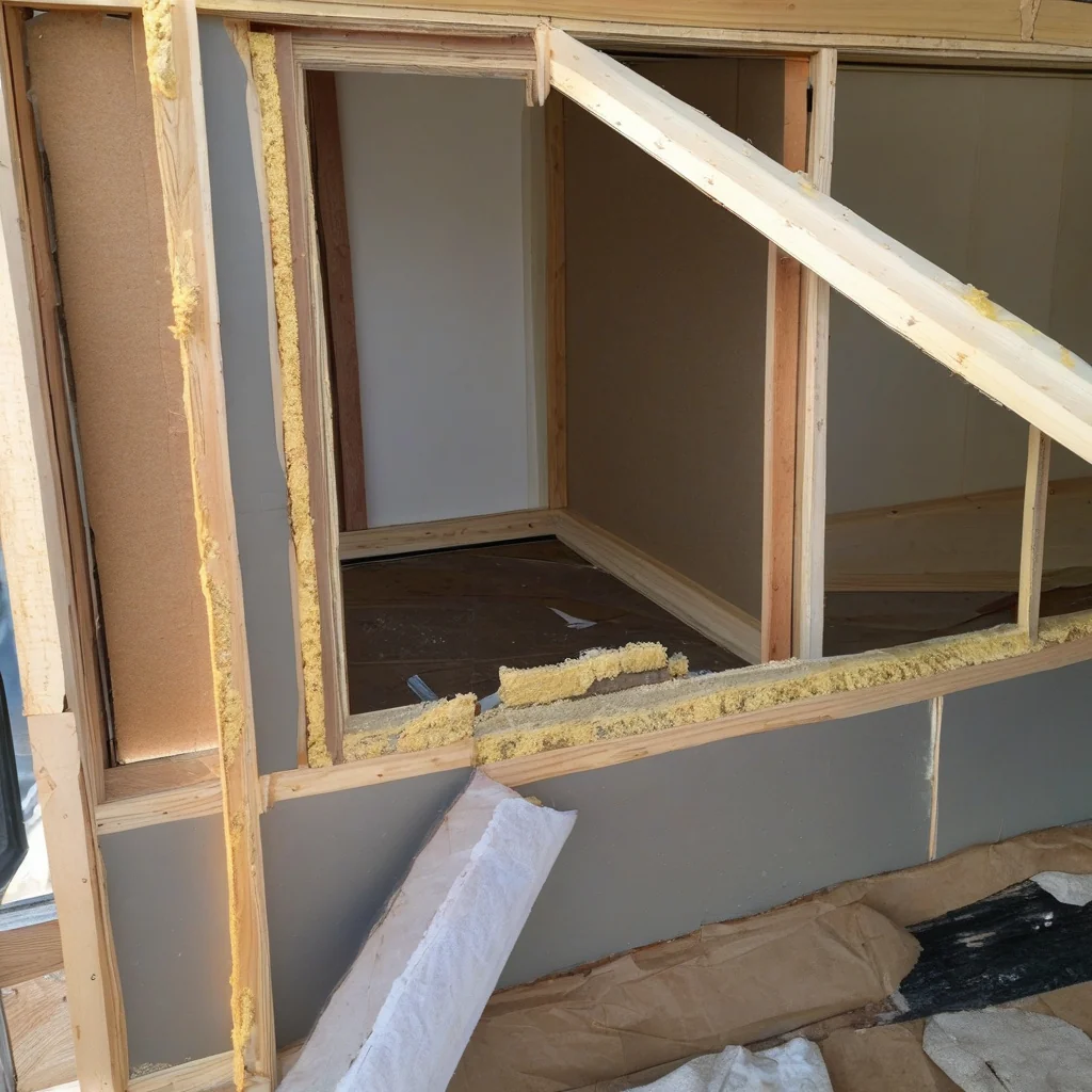 Large projecting window being installed in a modern residential opening