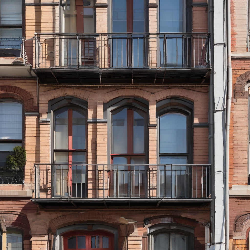 Close-up of vintage window design