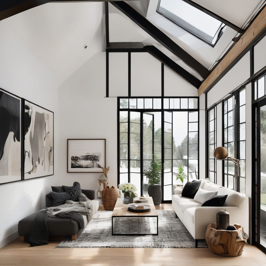 modern window design in Los Angeles renovation