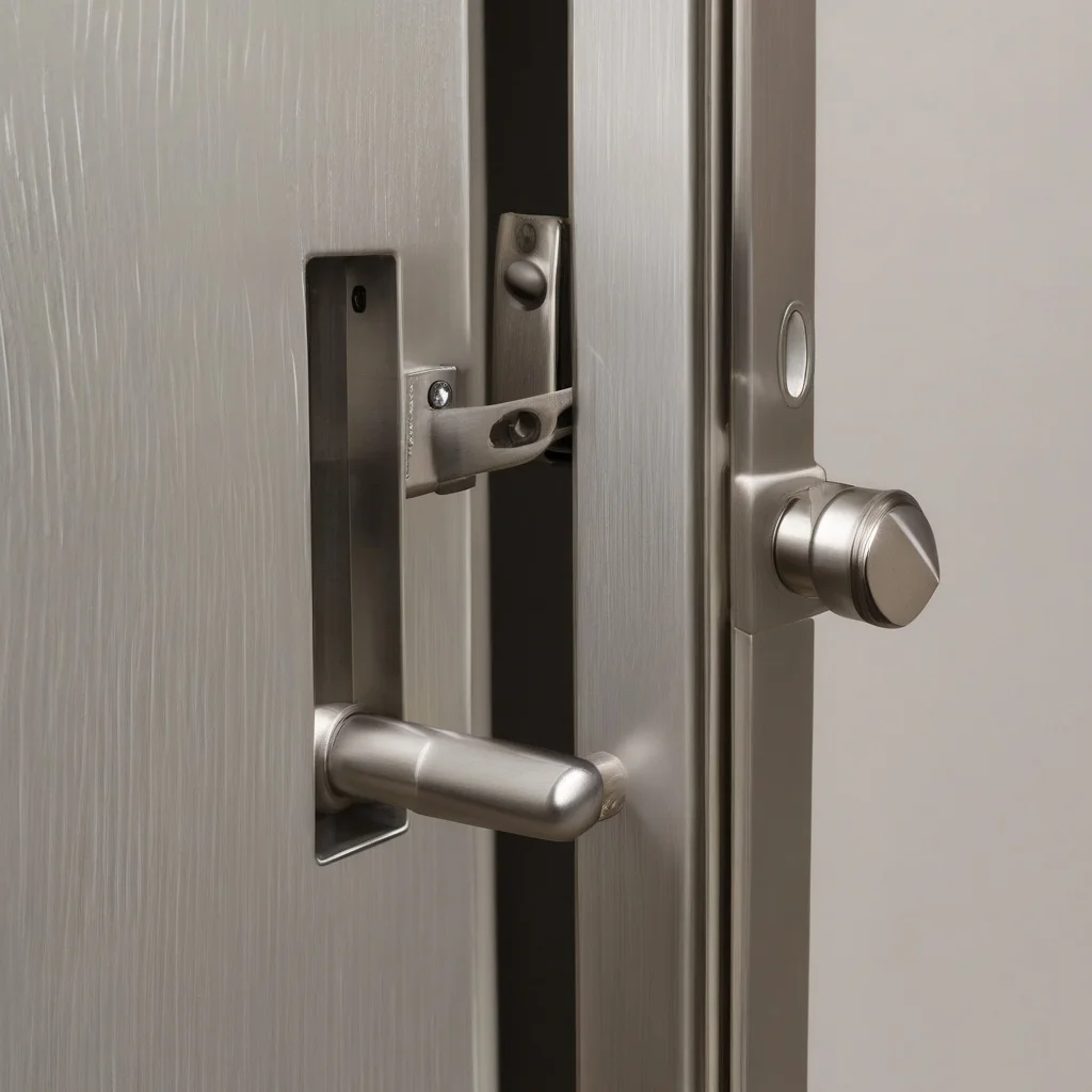Window sash and frame inspected before selecting replacement locks