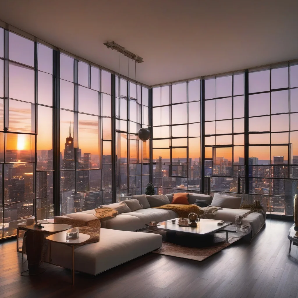 Expansive residential glazing with narrow dark frame profiles