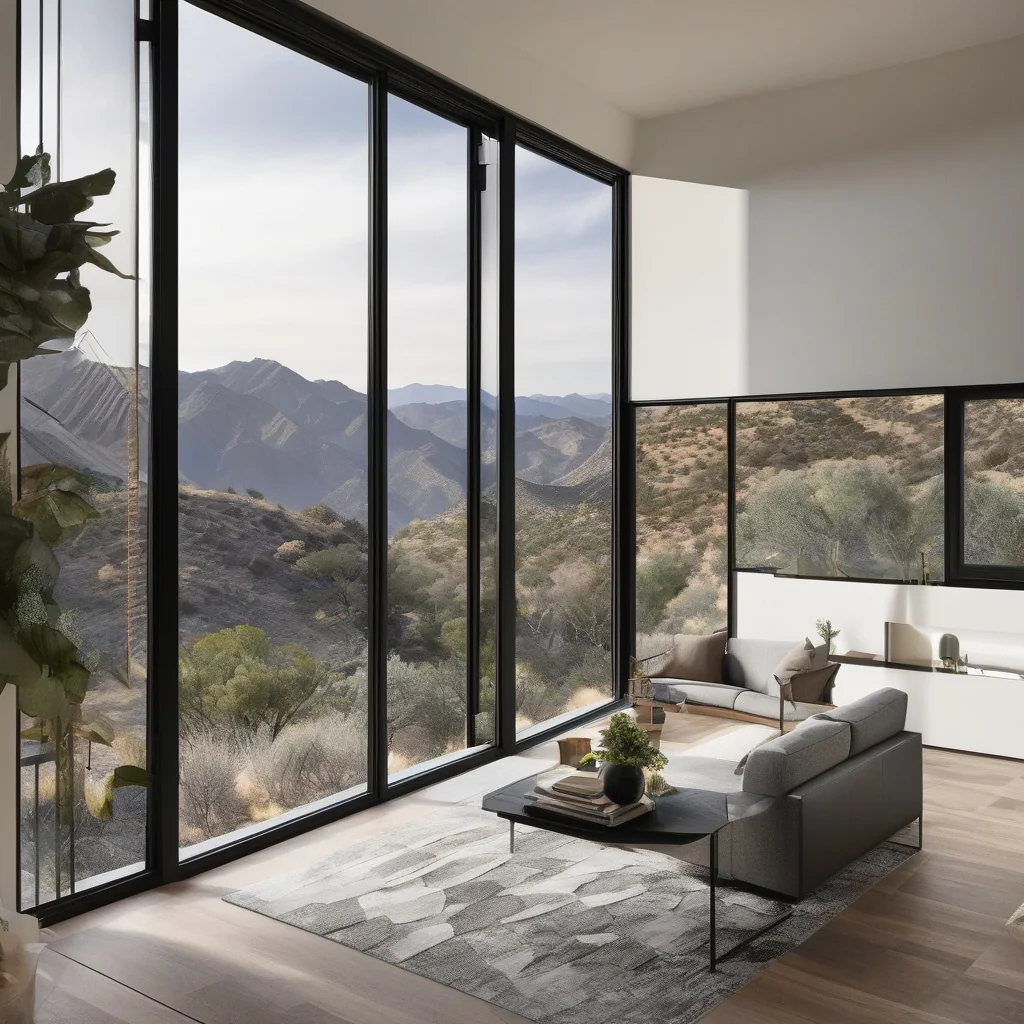 Coastal window opening prepared for a panoramic replacement unit