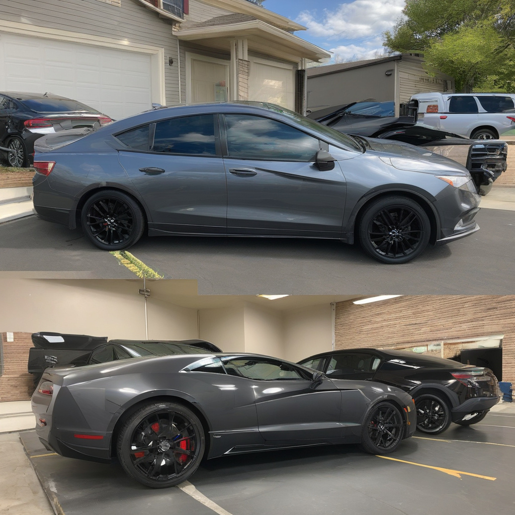 Home renovation and window design mockup