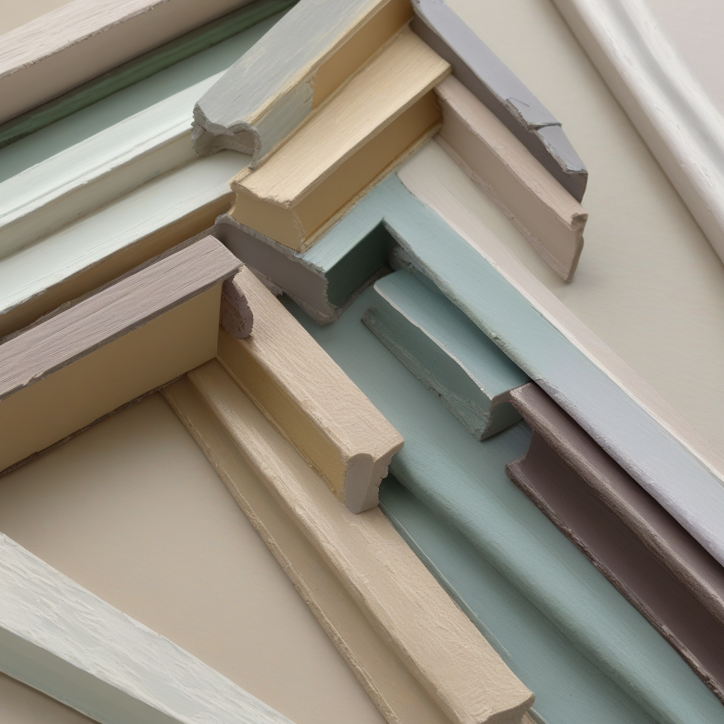 detail of a window frame with sealant