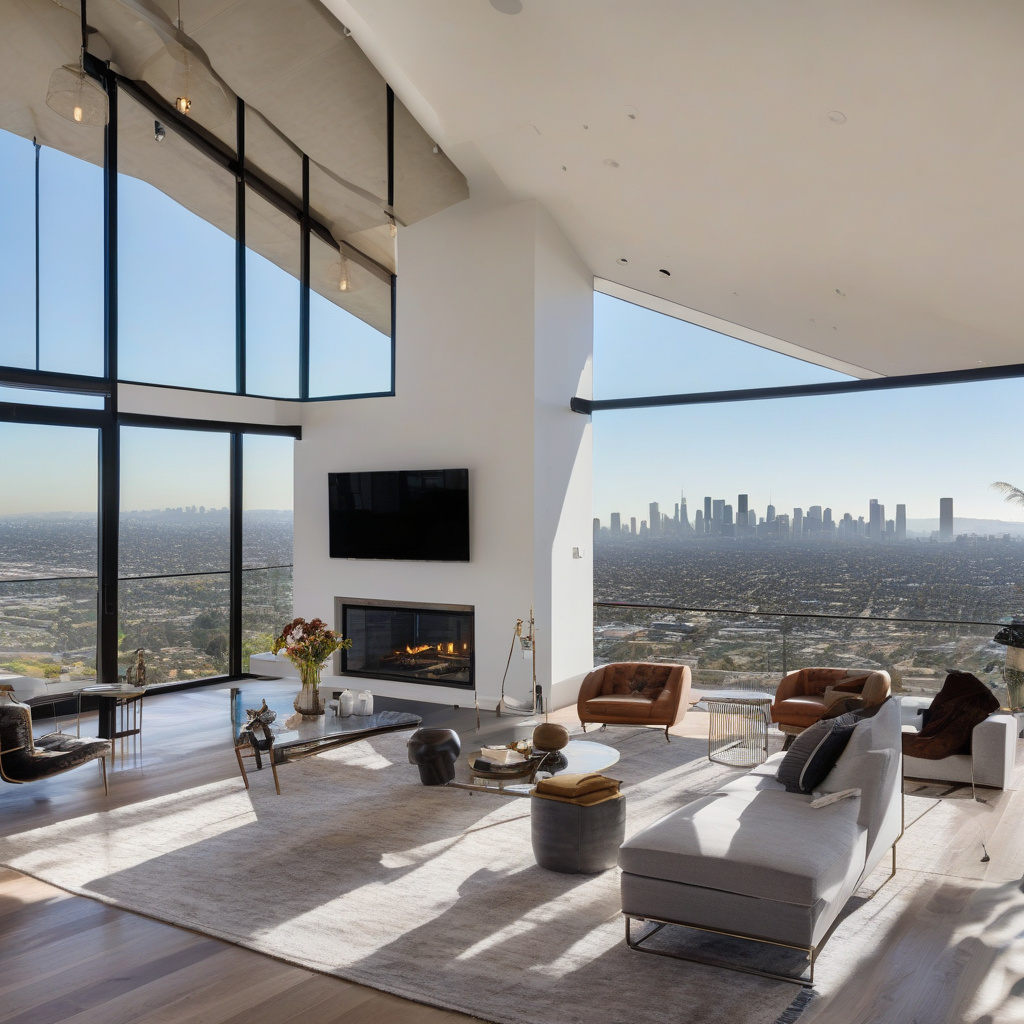 stylish design with glass elements