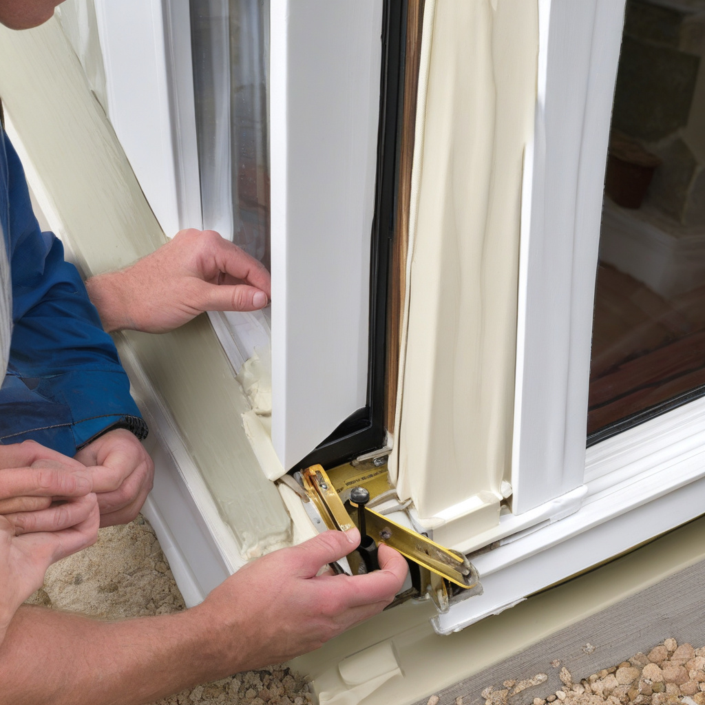 DIY weatherstripping process