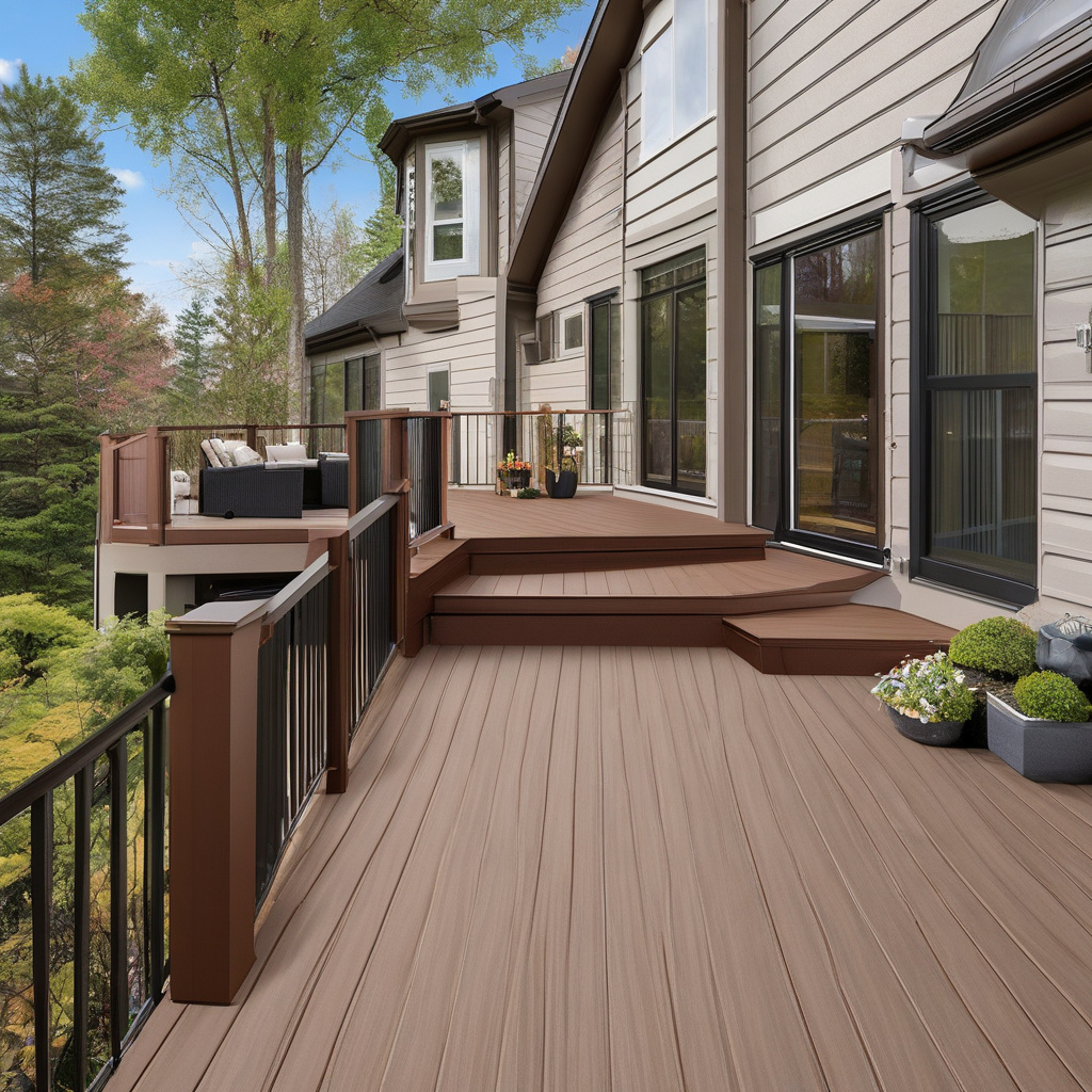 Composite deck installation