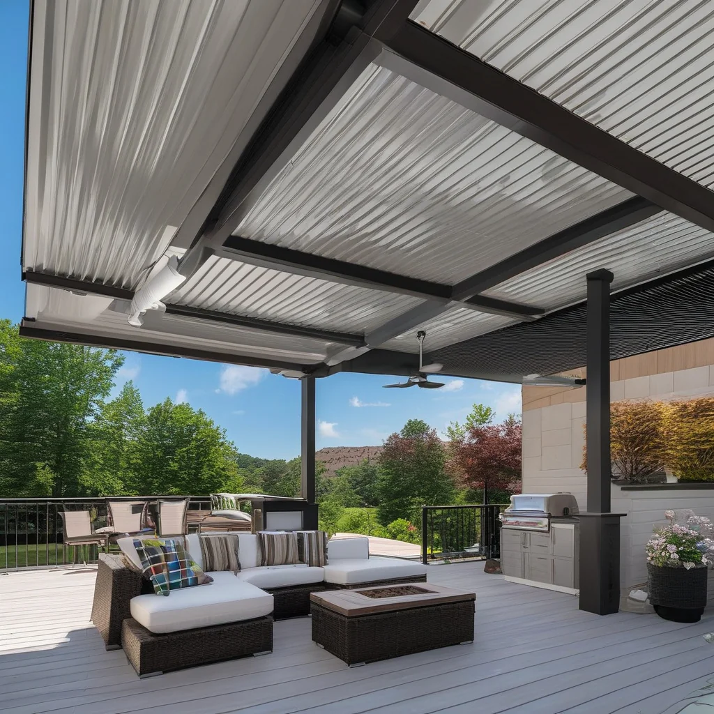 Elegant pergola setup Elegant pergola setup