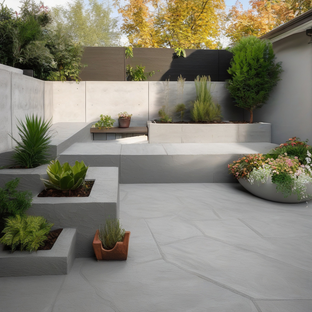 vibrantly colored patio furniture