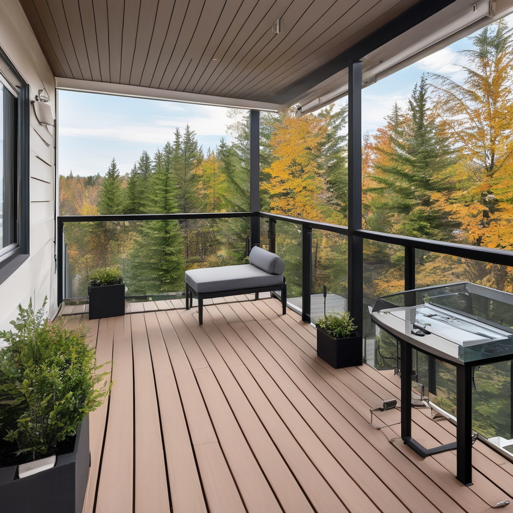 Balcony seating and decor Balcony seating and decor