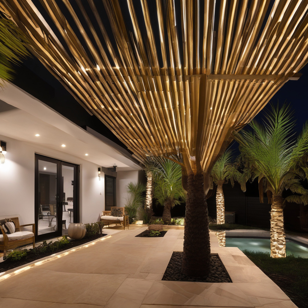 privacy-focused patio lighting