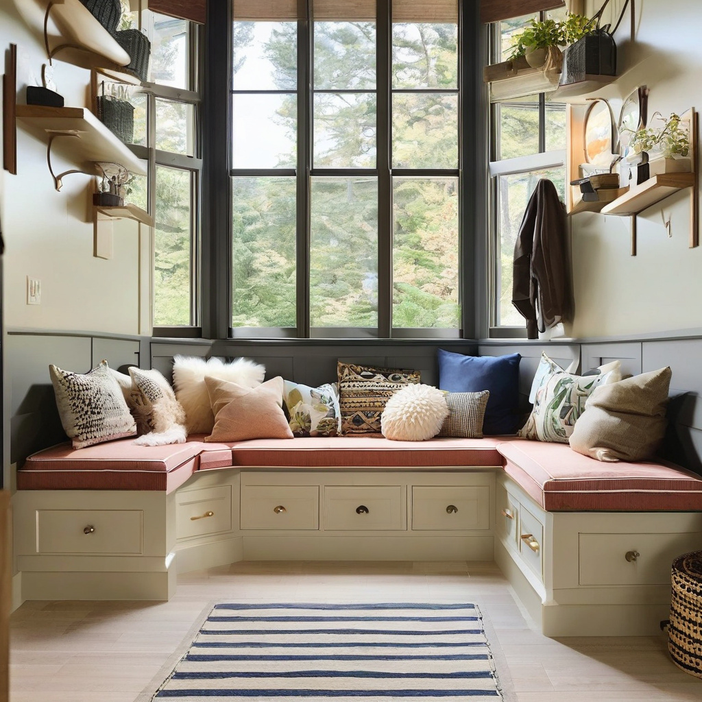 Built-in deck seating in Los Angeles