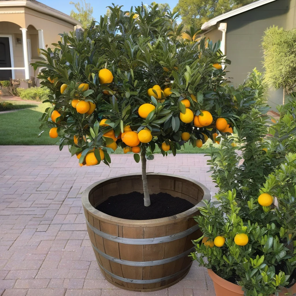 Patio with drought-tolerant plants and permeable ground materials