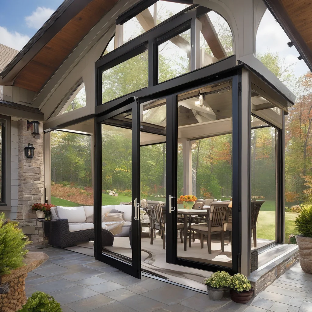Patio opening measured for a framed screen enclosure
