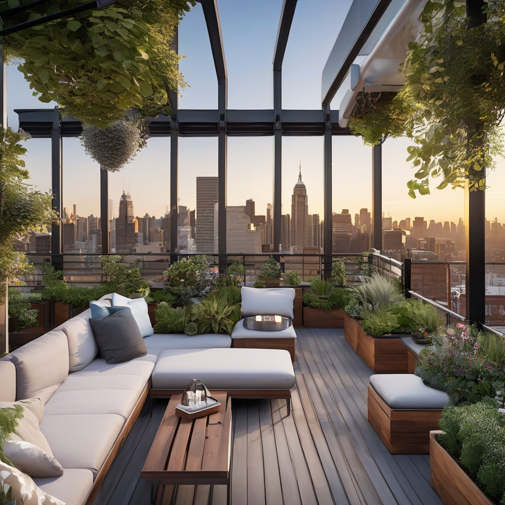 Rooftop deck design in Los Angeles
