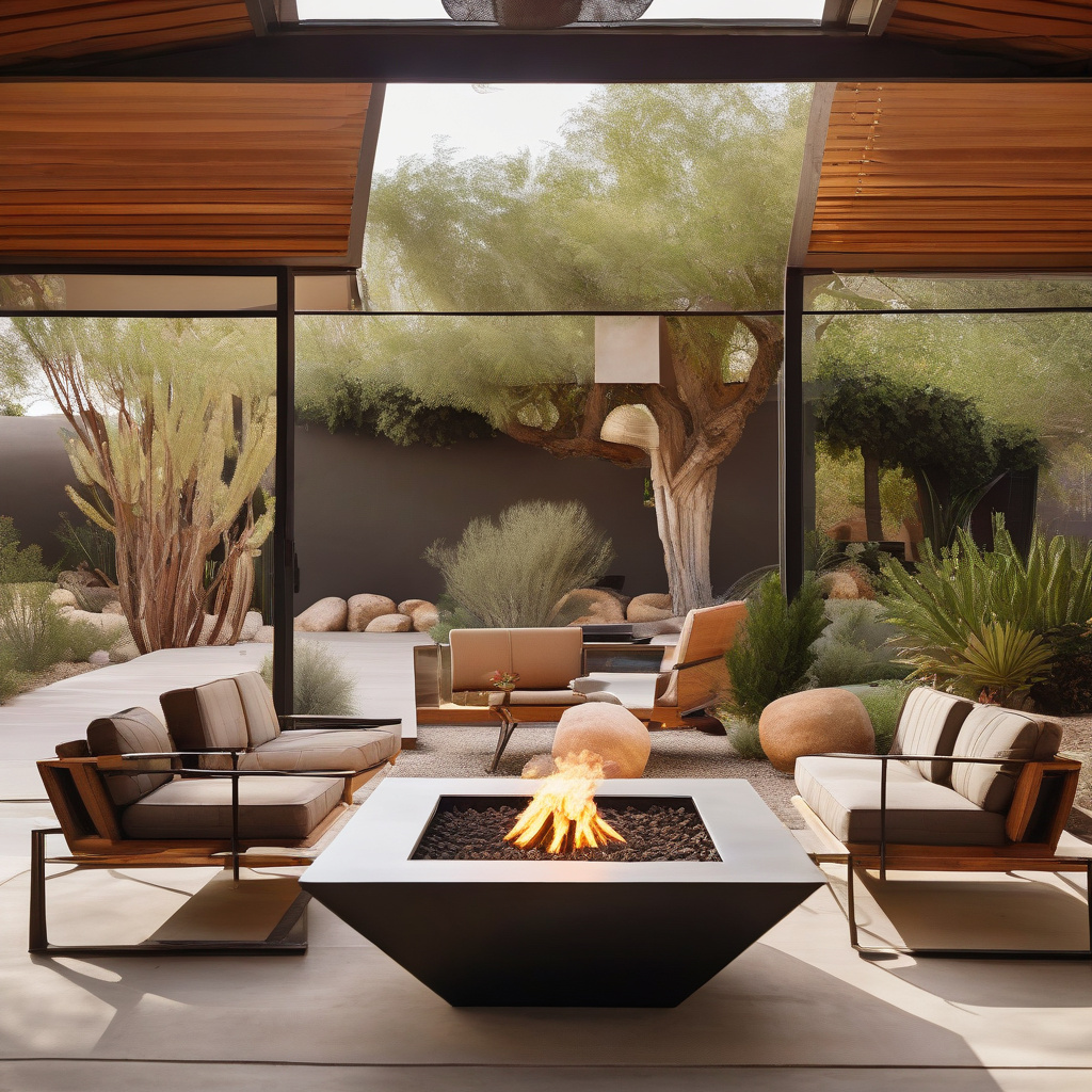 mid-century patio inspiration