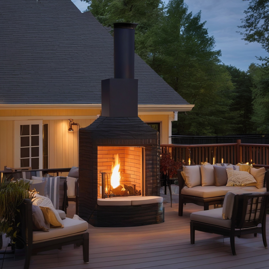 cohesive outdoor fire design