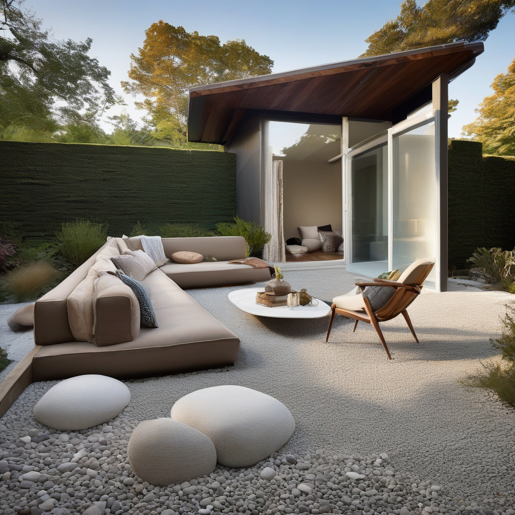 Chic backyard renovation