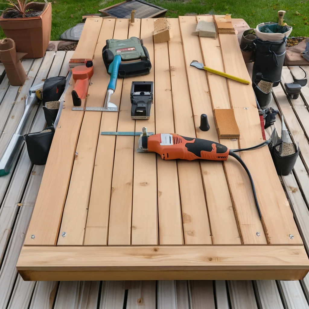 Existing outdoor deck inspected before choosing DIY or professional remodeling