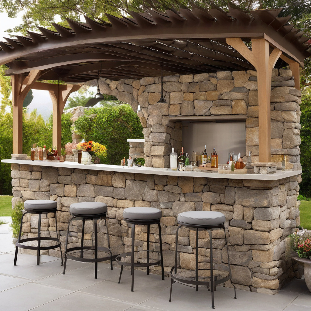 elegantly designed outdoor bar elegantly designed outdoor bar
