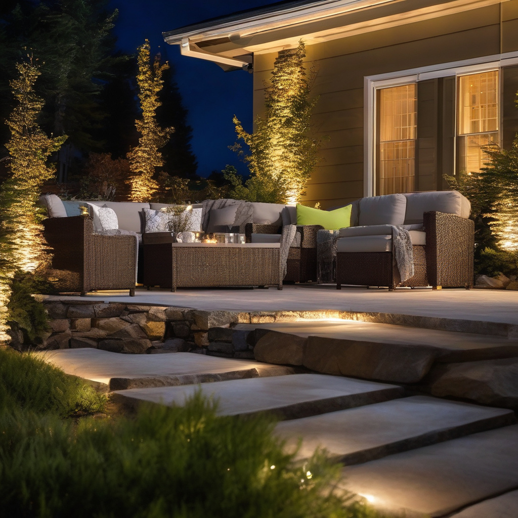 captivating patio lighting setup captivating patio lighting setup