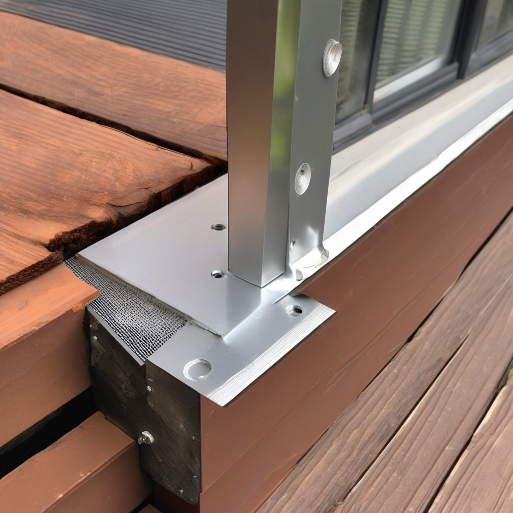 homeowner grilling on a well-maintained deck