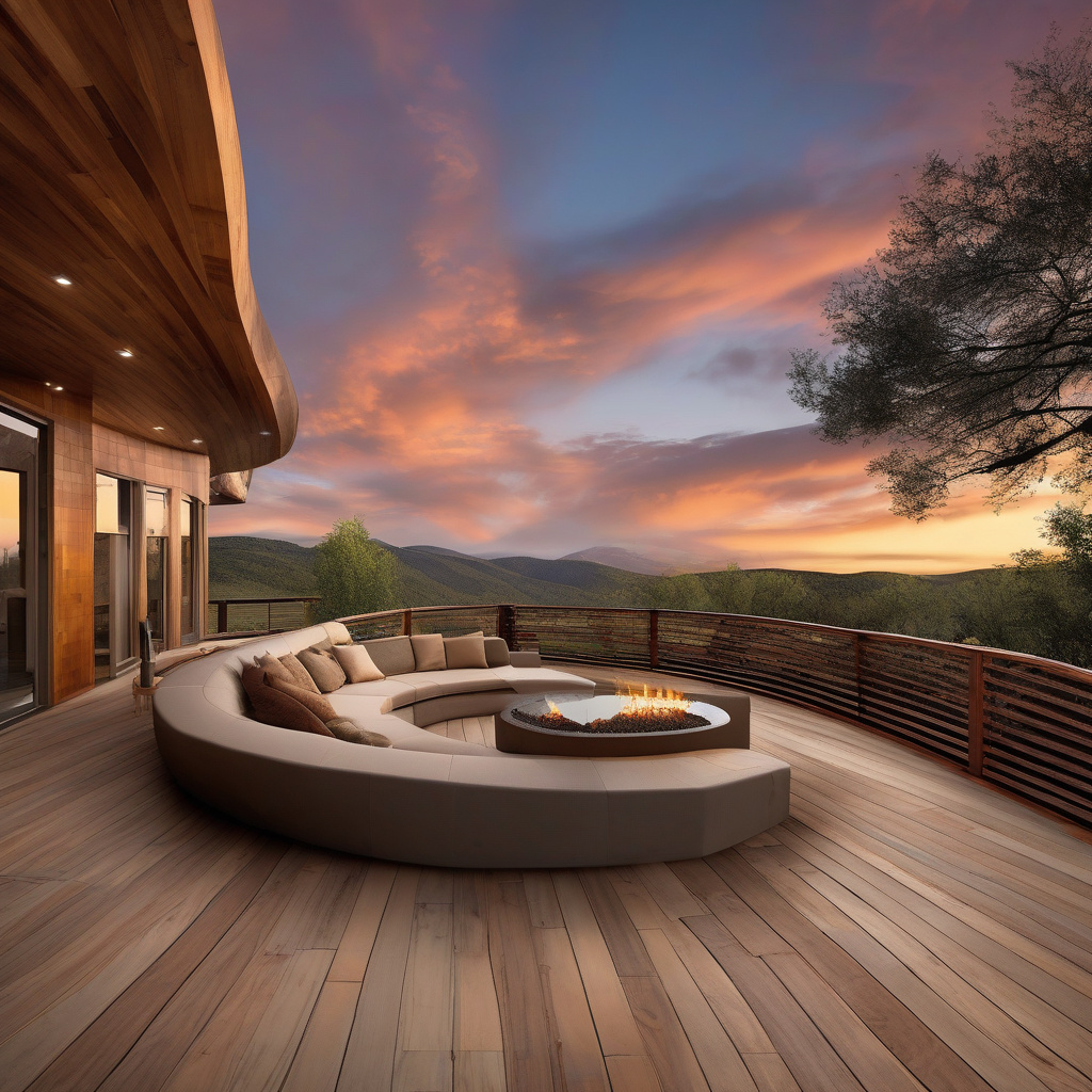 deck elements and outdoor ambiance