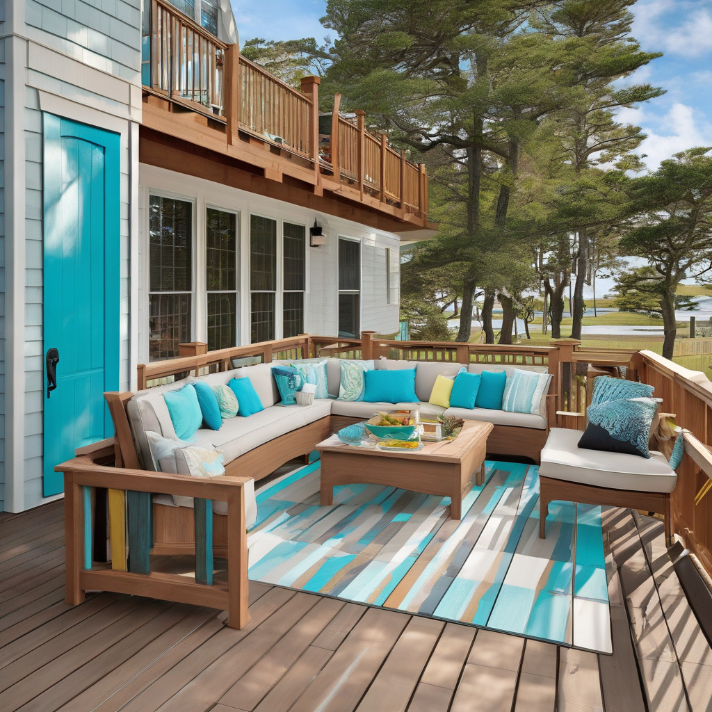 Sophisticated outdoor deck transformation