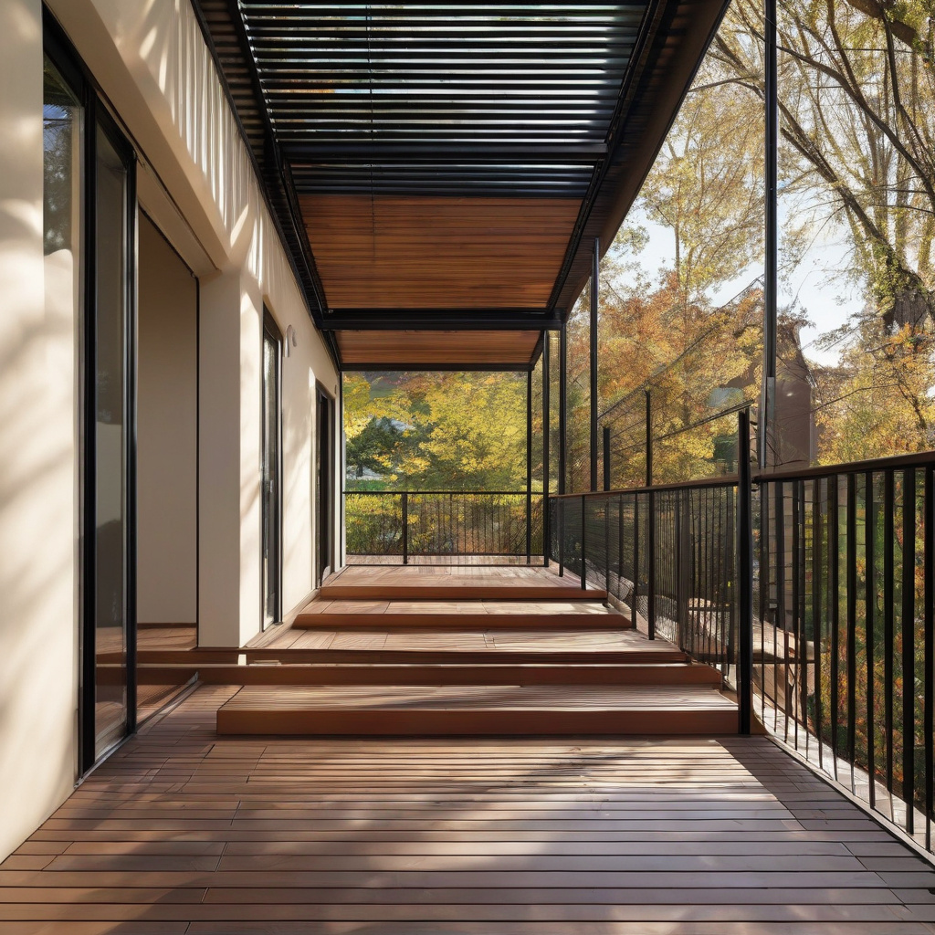 modern railing design integration